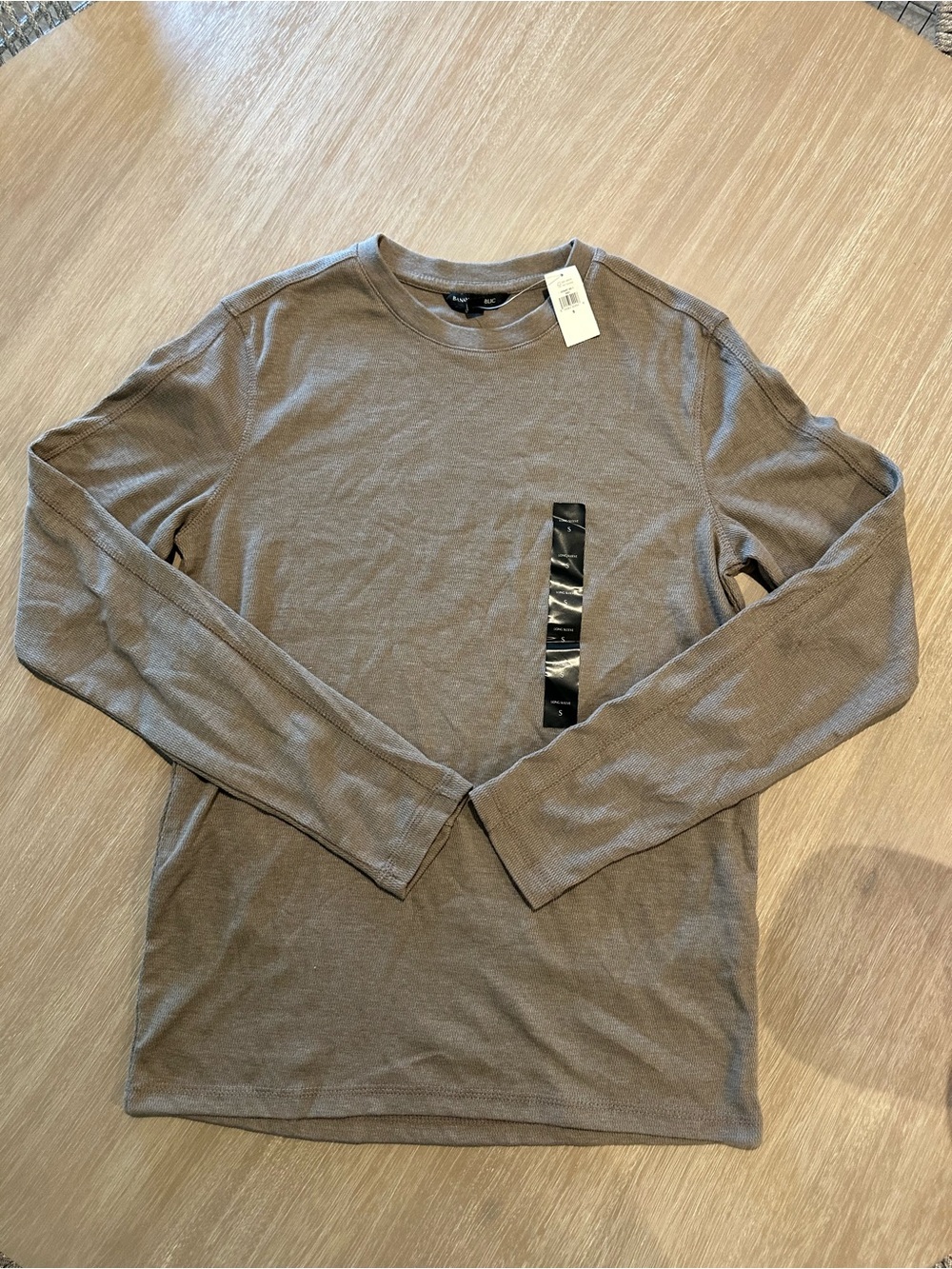 Banana Republic Women’s Taupe Long Sleeve Top Size S NWT